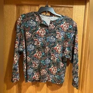 Vintage 1990s Oshkosh floral top.